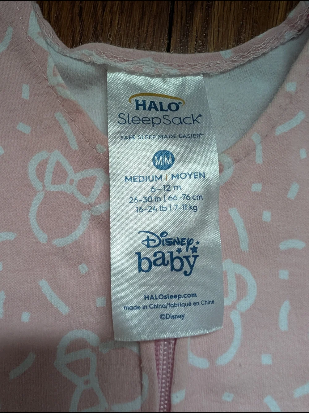 Halo Disney Minnie Sleep Sack In 6 To 12 Months